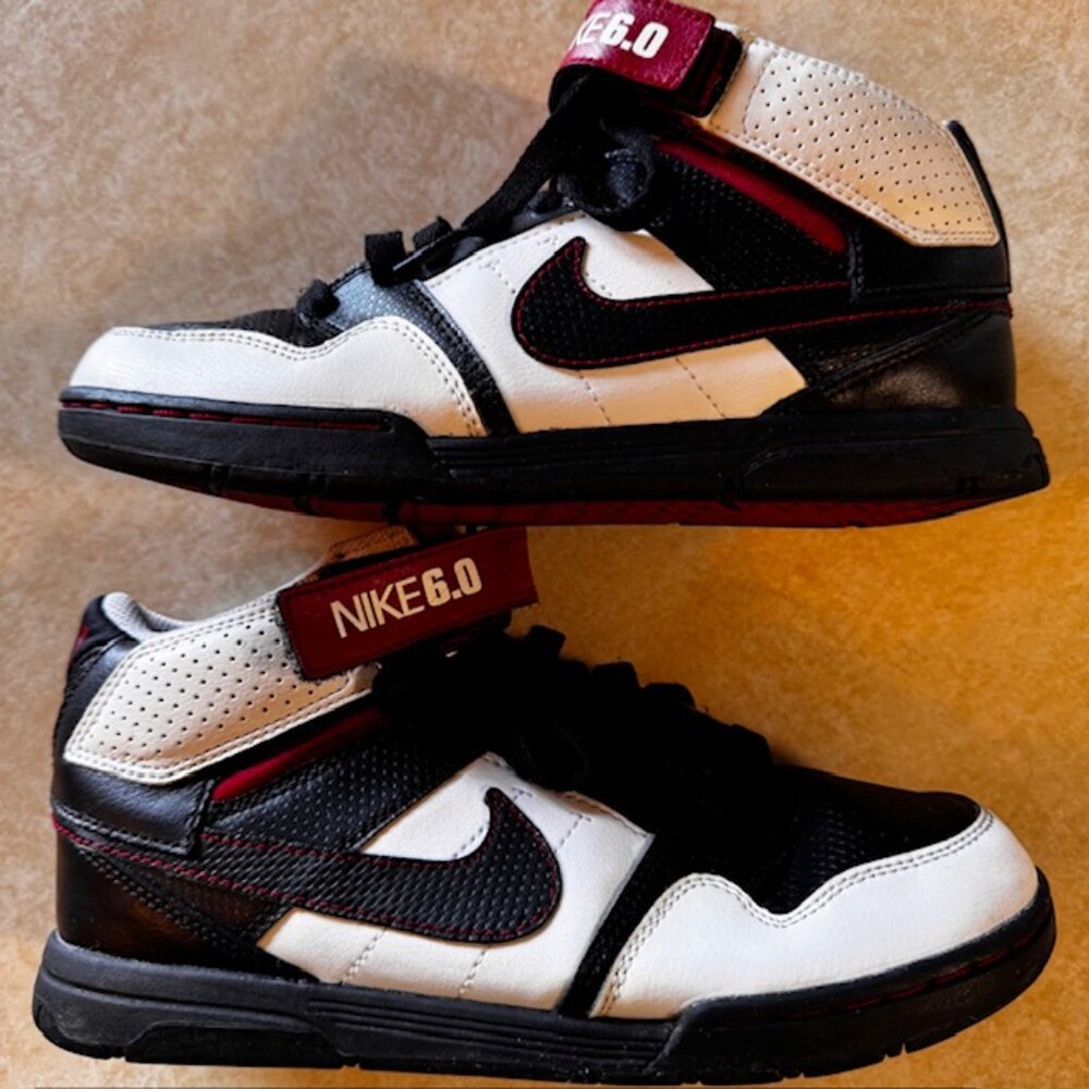 Nike 6.0 Black Red White Sneakers 407716-001
